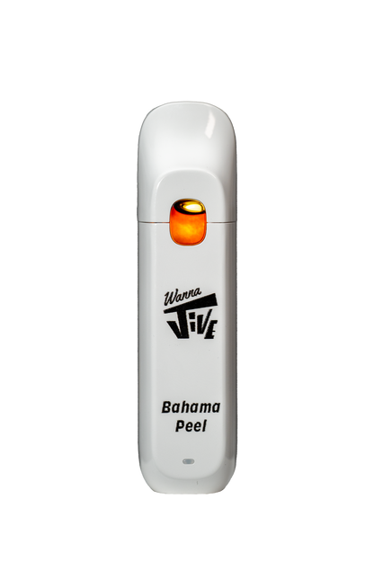 Bahama Peel 1g vape device. white device
