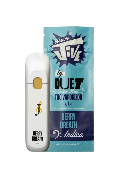 WannaJIVE DUET - Berry Breath 1g Vape