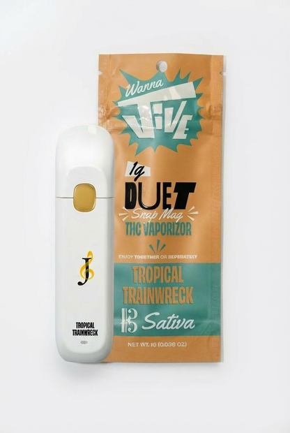 WannaJIVE DUET - Tropical Trainwreck 1g vape