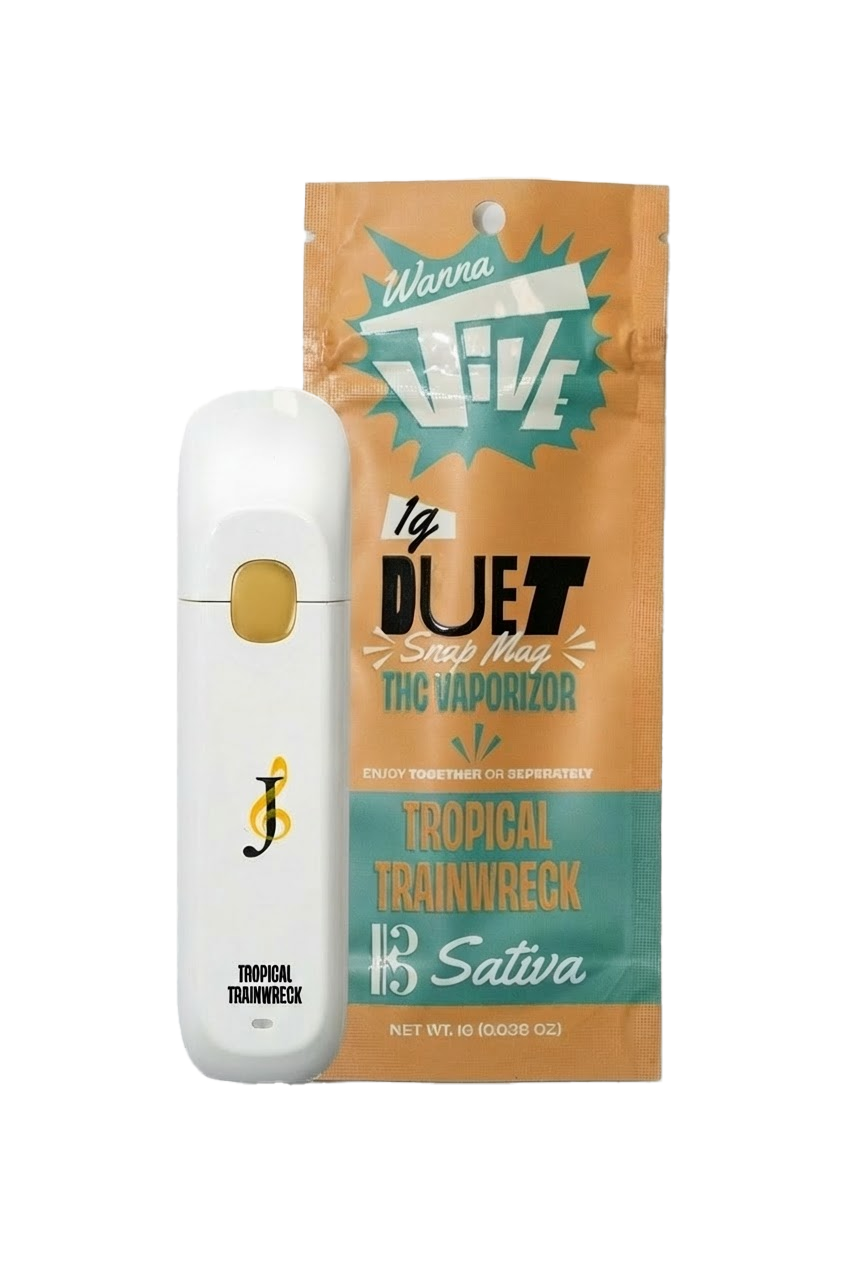 WannaJIVE DUET - Tropical Trainwreck 1g vape