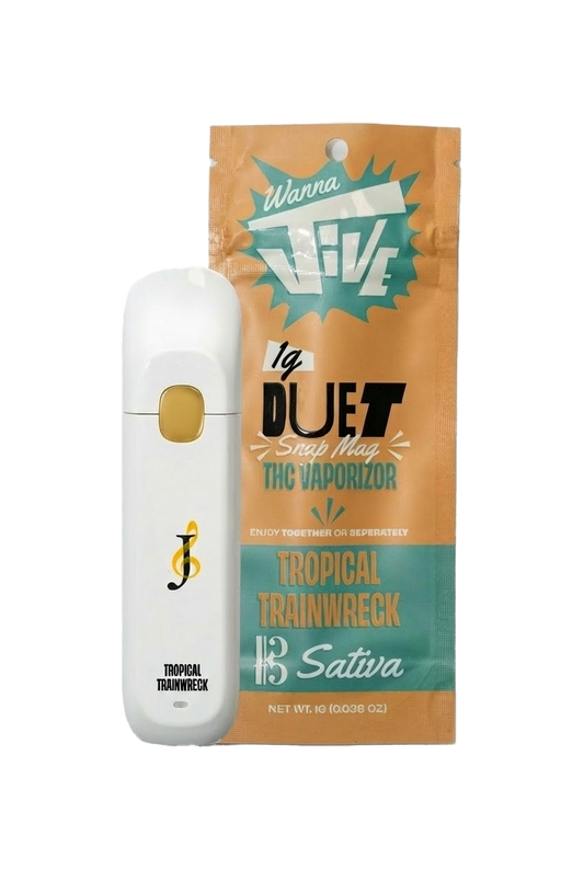 WannaJIVE DUET - Tropical Trainwreck 1g vape